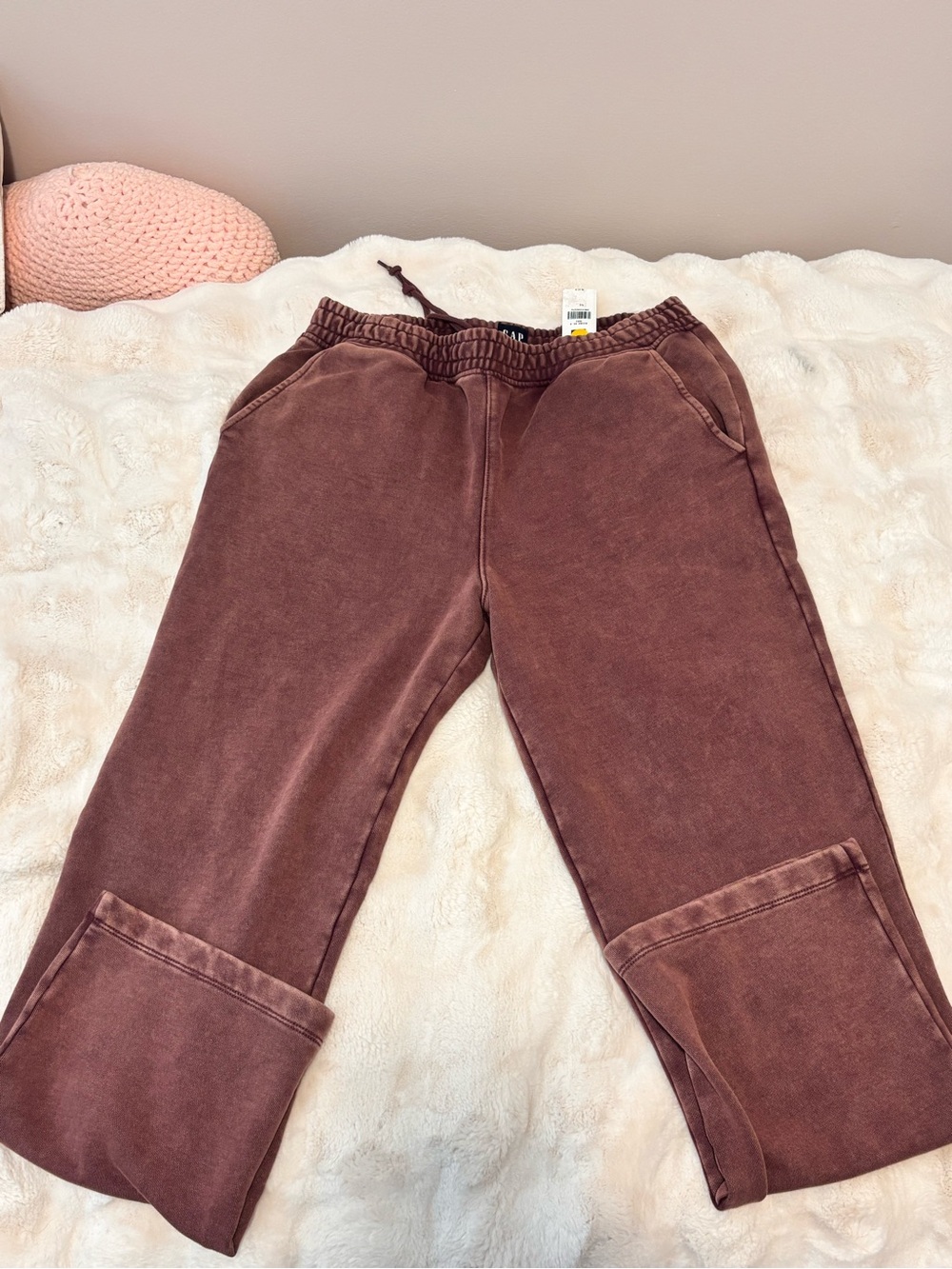 Gap  Cozy Pull-On Joggers in Brown